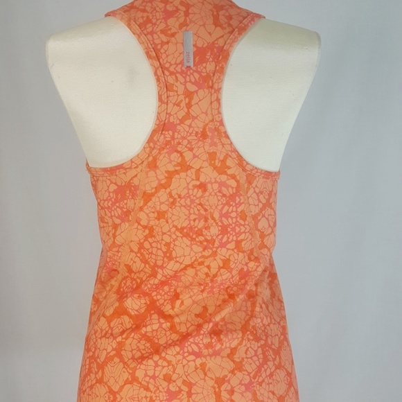 Zella Womens Small Athletic Activewear Racerback Tank Top Orange - Picture 3 of 5